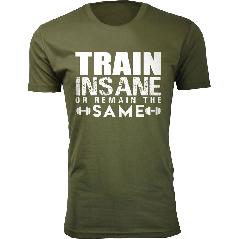 Men's Train Insane or Remain The Same Workout T-shirts