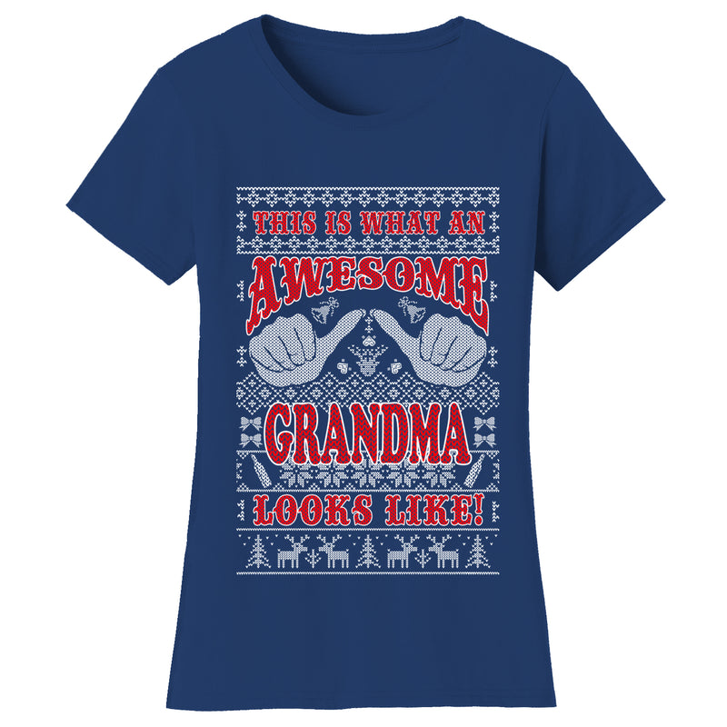 Women's Christmas - This is What An Awesome Grandma Looks Like