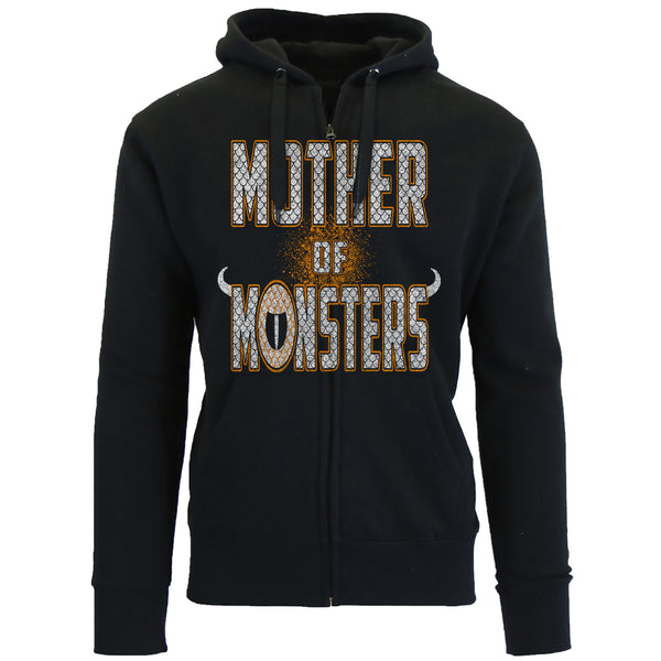 Women's Awesome Halloween Zip Up Hoodie - Mother of Monsters