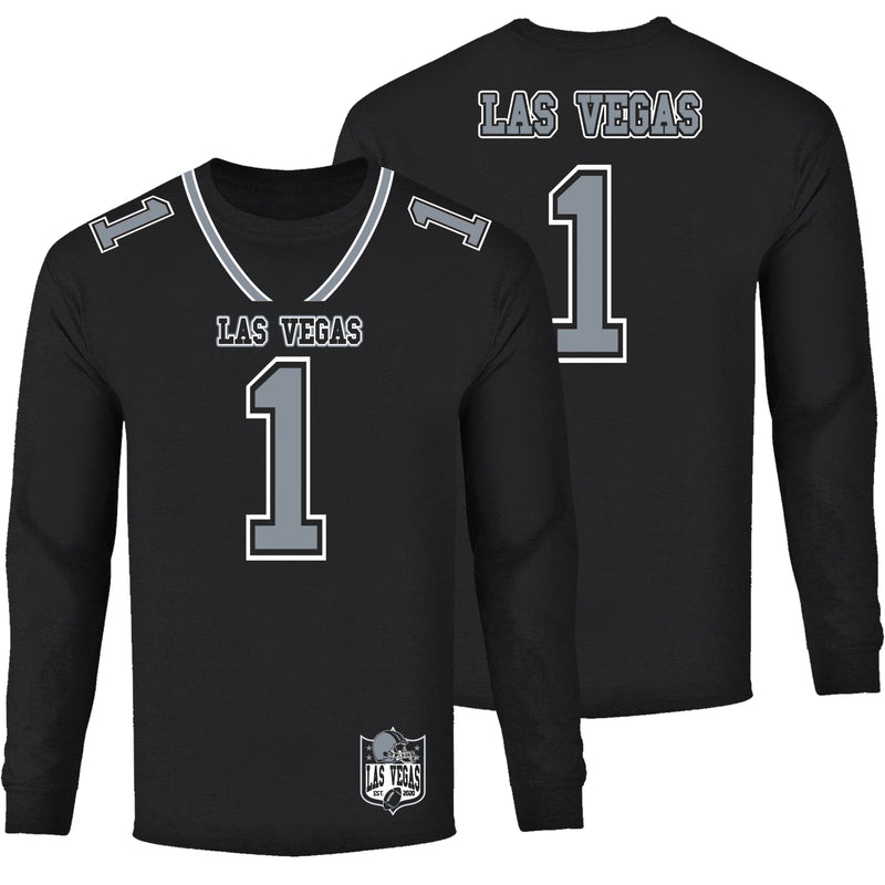 Men's Football Team Jersey Long Sleeve Shirts - Las Vegas