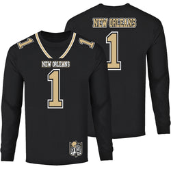 Men's Football Team Jersey Long Sleeve Shirts - New Orleans