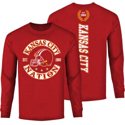 Men's Football Nation Long Sleeve - Kansas City