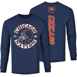 Men's Football Nation Long Sleeve - Chicago