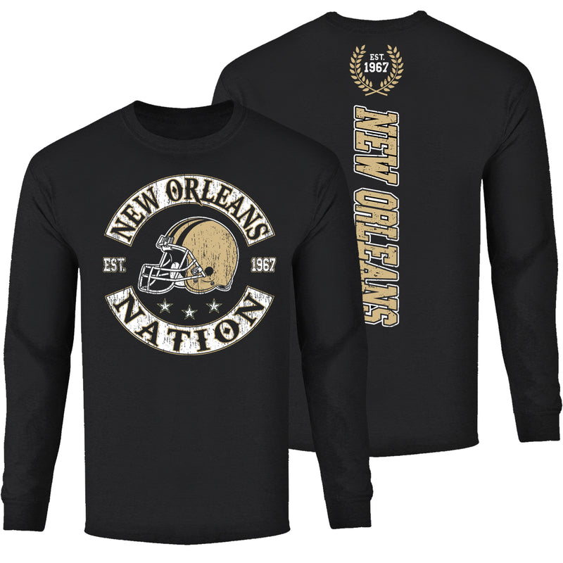 Men's Football Nation Long Sleeve - New Orleans