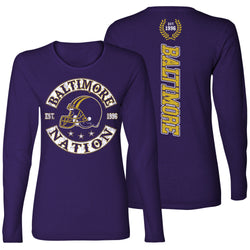 Women's Football Nation Long Sleeve - Baltimore