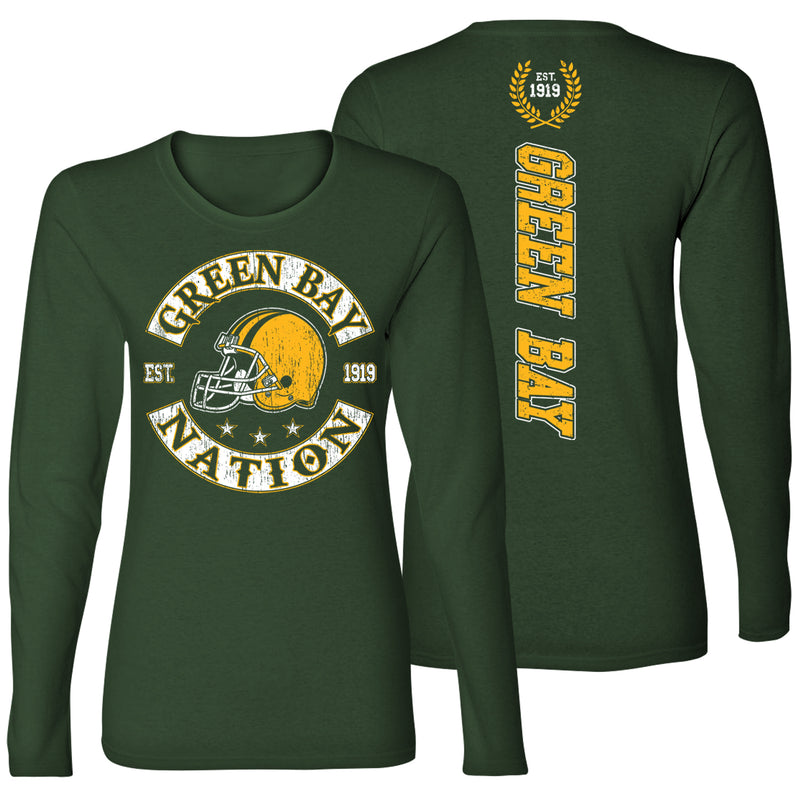 Women's Football Nation Long Sleeve - Green Bay