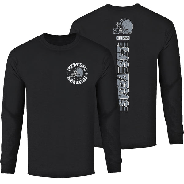 Men's Football Team Stripes Long Sleeve - Las Vegas