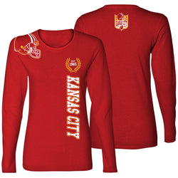 Women's Football Home Team Long Sleeve - Kansas City