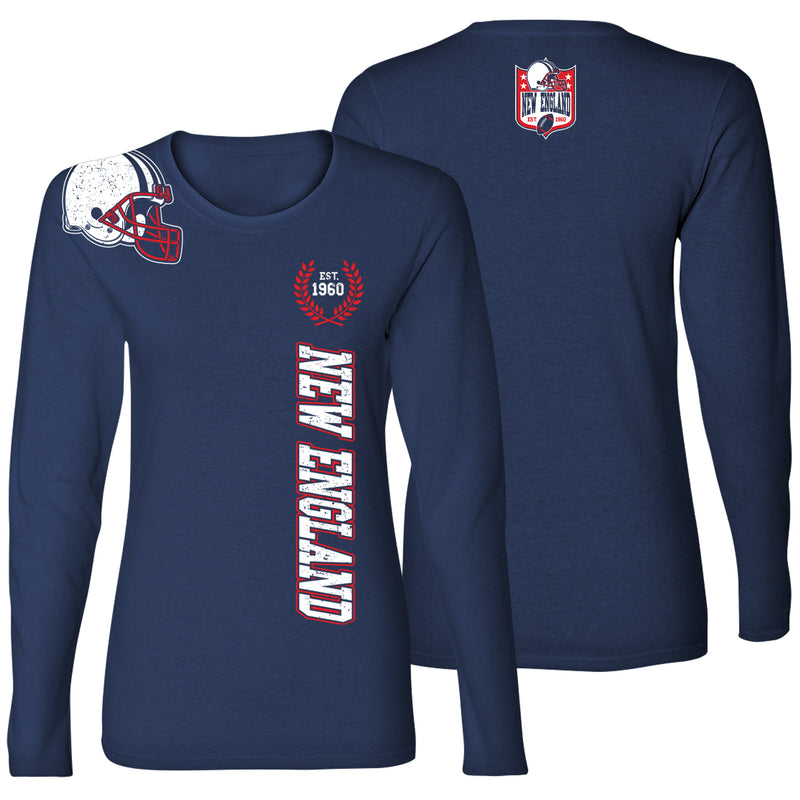 Women's Football Home Team Long Sleeve - New England