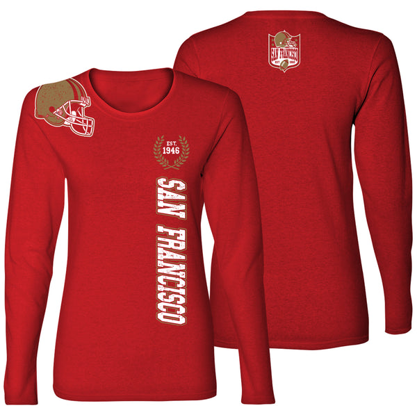 Women's Football Home Team Long Sleeve - San Francisco