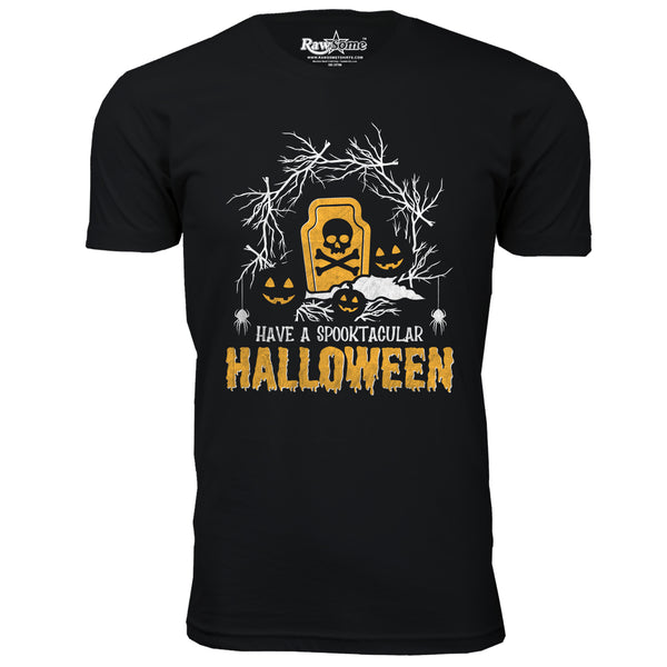 Men Creepy Scary Halloween T-Shirt - Have a Spooktacular Halloween