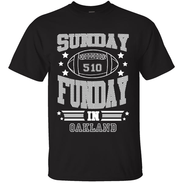 Men's Sunday Funday Football T-Shirts - OAKLAND