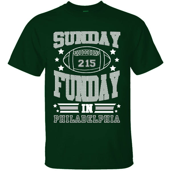 Men's Sunday Funday Football T-Shirts - PHILADELPHIA