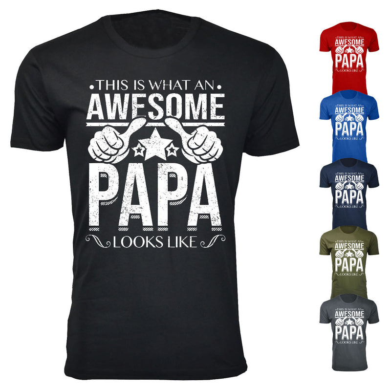 Men's This is What An Awesome PAPA Looks Like T-shirts