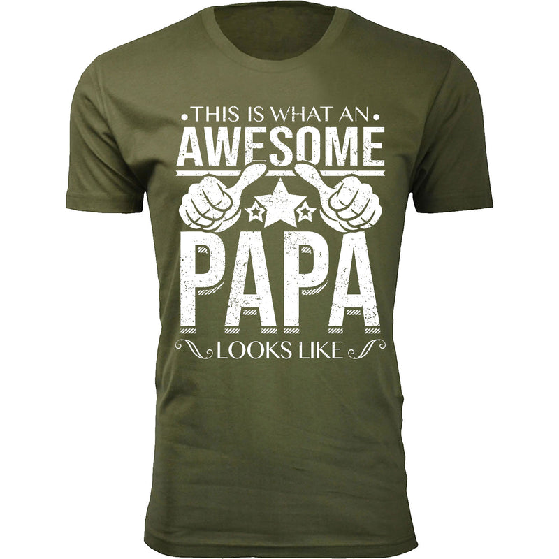 Men's This is What An Awesome PAPA Looks Like T-shirts