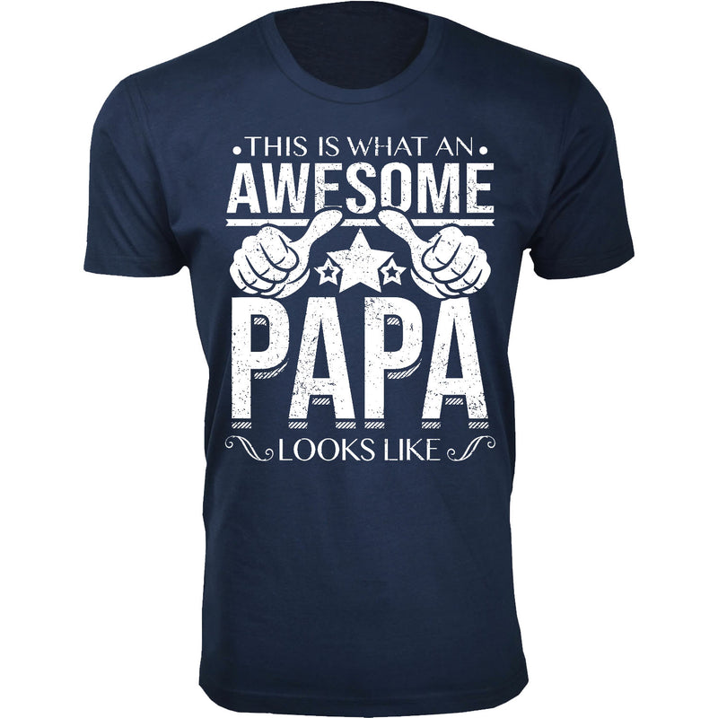 Men's This is What An Awesome PAPA Looks Like T-shirts