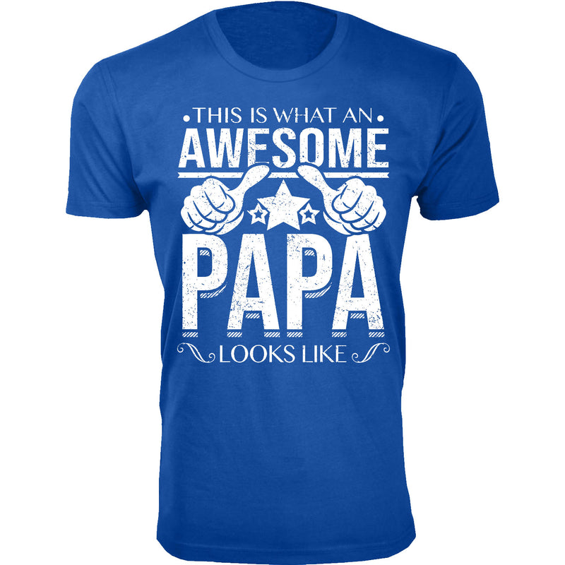 Men's This is What An Awesome PAPA Looks Like T-shirts