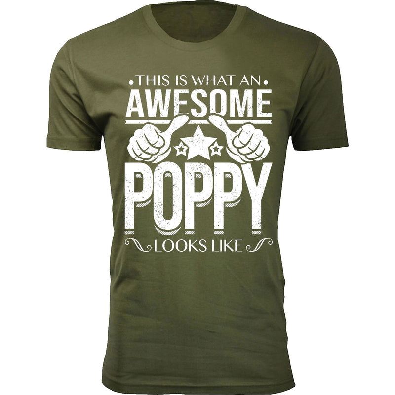 Men's This is What An Awesome POPPY Looks Like T-shirts