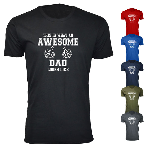 Men's This is What An Awesome Thumbs DAD Looks Like T-shirts