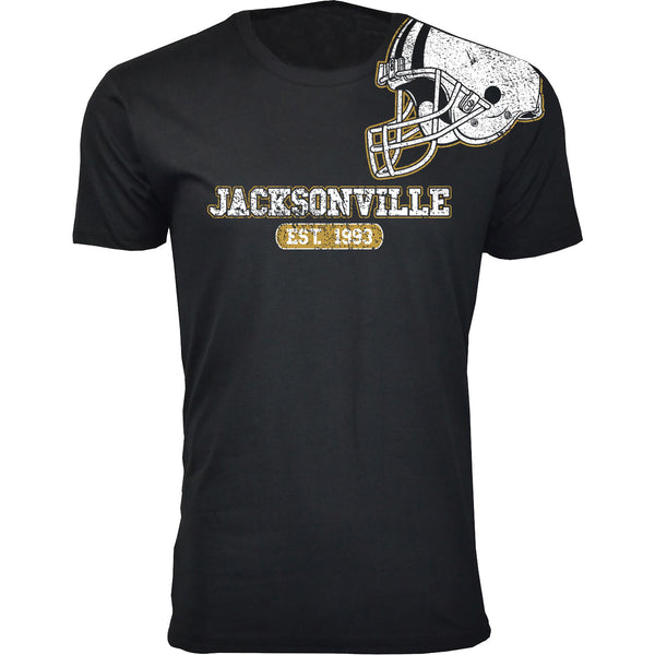 Men's Awesome Football Shoulder Helmet T-shirts - Jacksonville