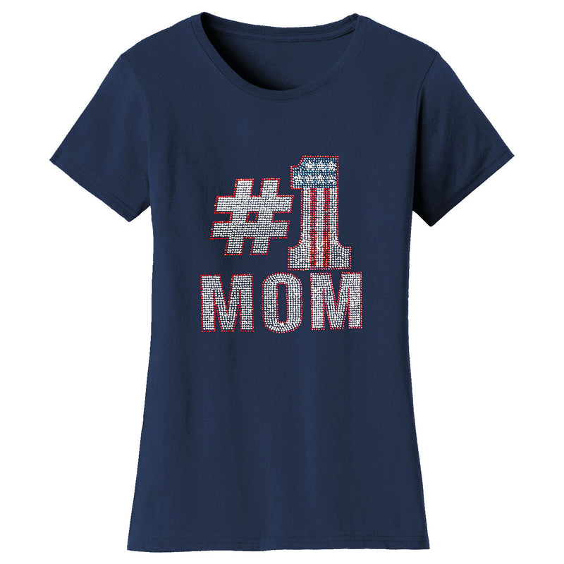 Mother's Day - # 1 Mom (Bling)