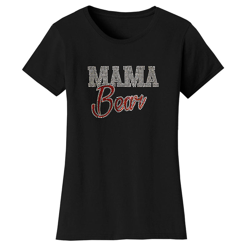 Mother's Day - Mom Bear Cursive (Bling)