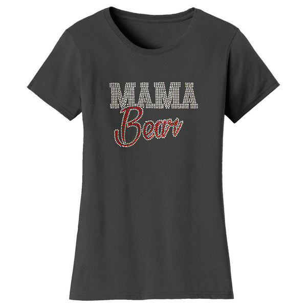 Mother's Day - Mom Bear Cursive (Bling)