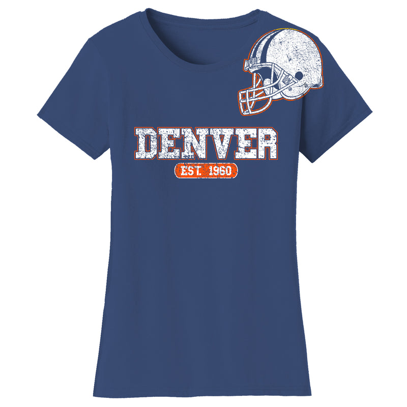 Women's Playoff Football T-Shirts - Denver