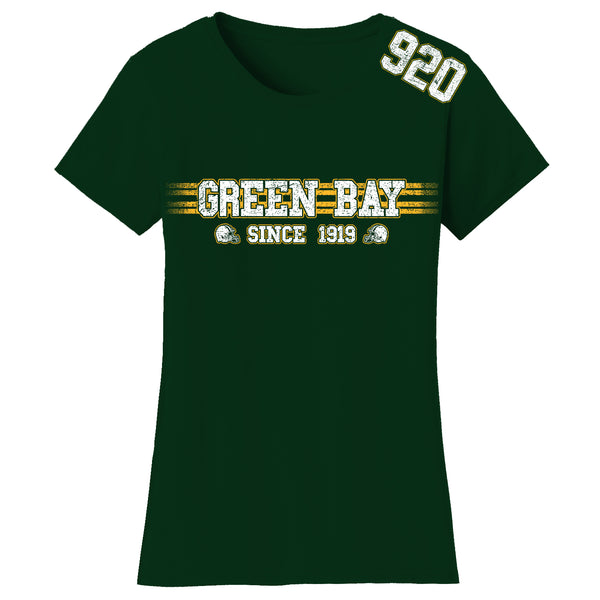 Women's Playoff Football T-Shirts - Green Bay