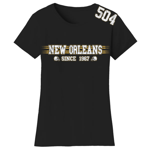 Women's Playoff Football T-Shirts - New Orleans