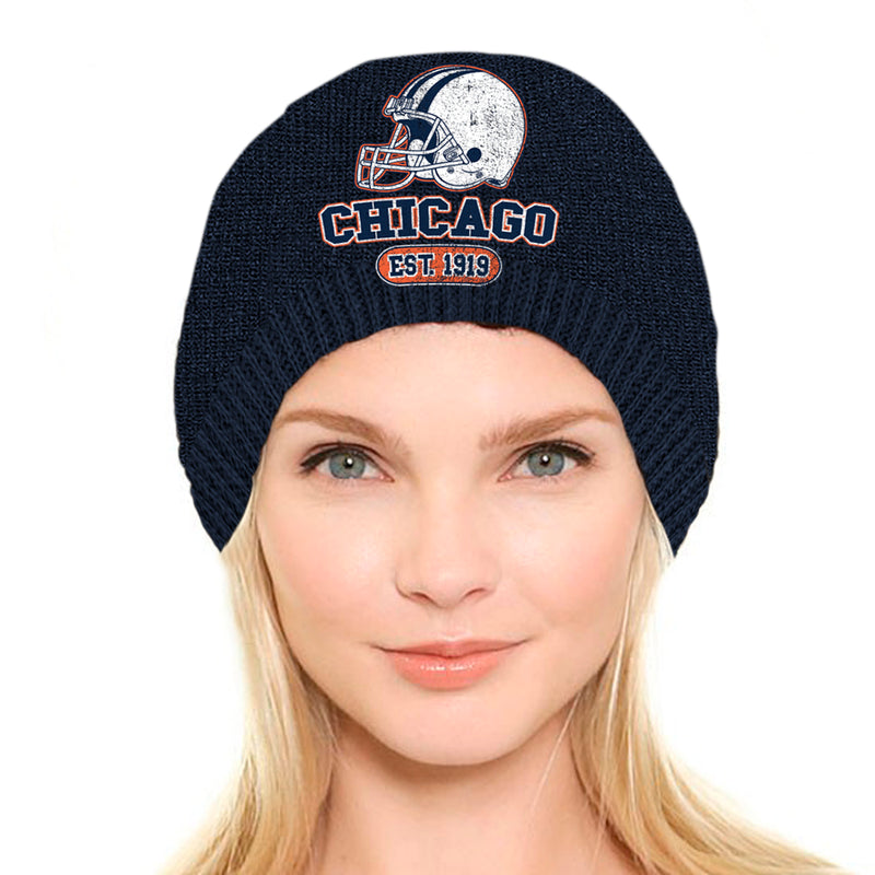 Football Women Beanie - Chicago