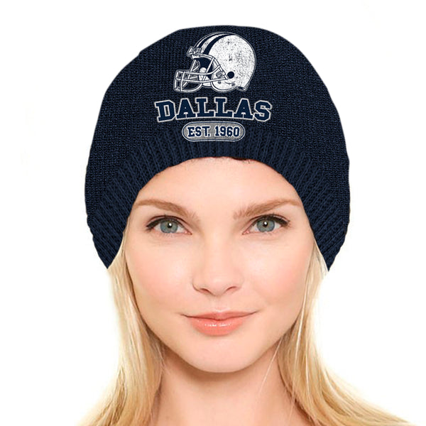 Football Women Beanie - Dallas